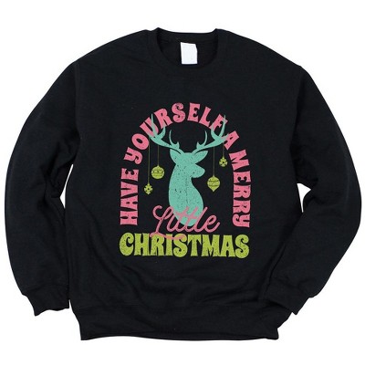 Simply Sage Market Women's Graphic Sweatshirt Have Yourself A Merry Little Christmas
