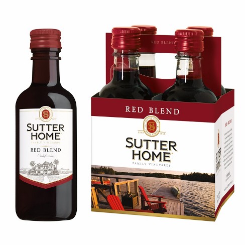 Sutter Home Red Blend Red Wine - 4pk/187ml Bottles - image 1 of 4