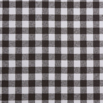 Parkham Black and White Plaid Semi-Sheer Kitchen Curtain Set