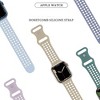 HTUTWOO Apple Watch Band, Breathable Silicone Sport Wristband Strap 38/40/41/42/44/45/46/49mm for iWatch Series 10 9 8 7 6 5 4 3 2 1 Ultra SE - 2 of 4