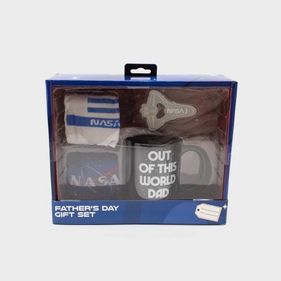 Special Thanks Men's Nasa Dad 4pk Socks - Multi 6 - 12