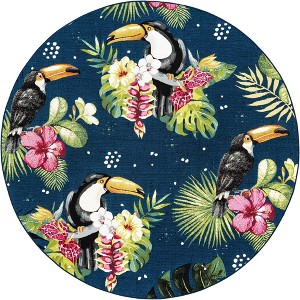 Unique Loom    Outdoor Botanical Phipps Area Rug - 1 of 4