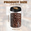 Unique Bargains Glass Airtight Vacuum Seal Coffee Bean Container - 2 of 4