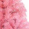 vidaXL Christmas Tree Holiday Decoration Artificial Xmas Tree with Stand PVC - Pink 5 x 3 ft - 4 of 4