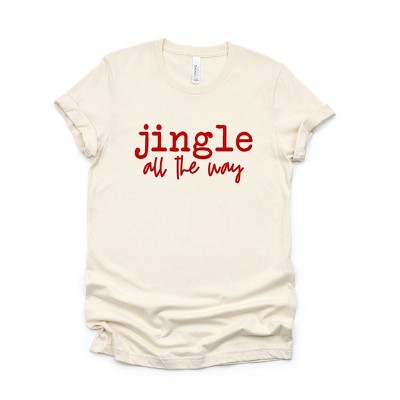 Simply Sage Market Women's Jingle All The Way Puff Print Short Sleeve Graphic Tee