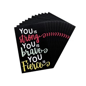 Strong Brave Fierce Mini Cardstock Bookmarks Pack of 24 - 1 of 2