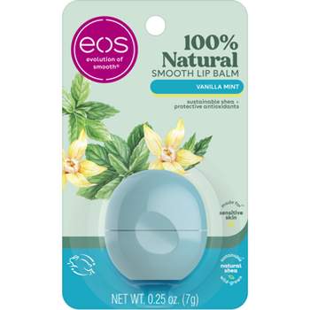 eos 100% Natural Lip Balm - Vanilla Mint - 0.25oz