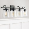 Capital Lighting 4 - Light Vanity in  Matte Black - 3 of 4