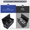 Aluminum Truck Bed Toolbox, Heavy Duty Aluminum Tool Box with Side Handle and Lock Keys, Truck Bed Storage Organizer for Pick Up Truck Rv Trailer - 3 of 4