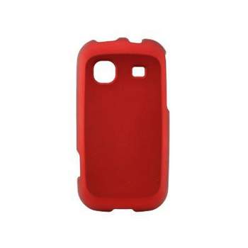 Sprint Rubberized Snap-On Cover for Samsung Trender SPH-M380 (Red)