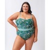 Lime Ricki Women's Cottage Floral One-Piece - 3 of 4