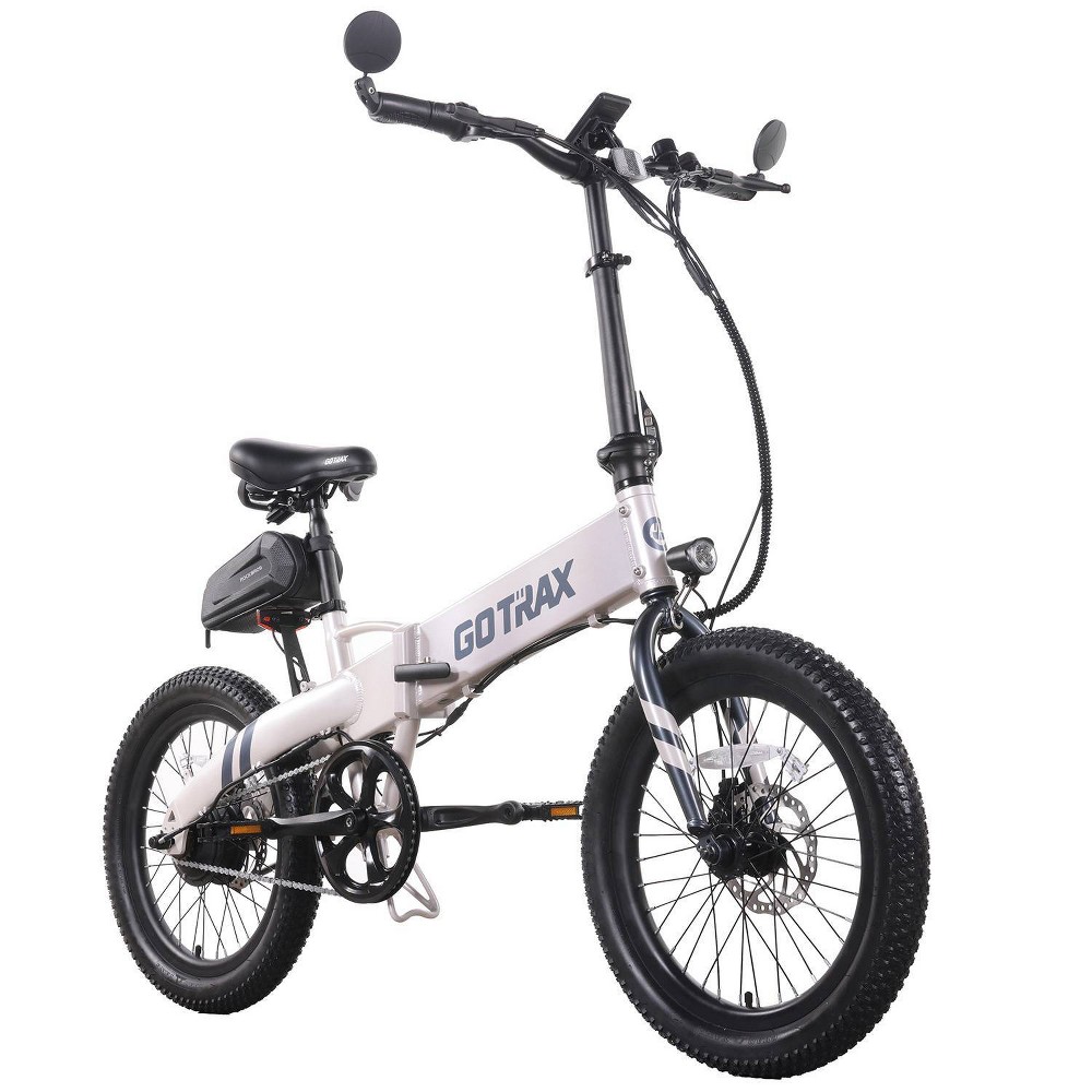 Photos - Bike GOTRAX Adult F1V2 20" Step Through Electric Folding  - Gray