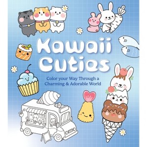 Kawaii Cuties - (Chartwell Coloring Books) by  Editors of Chartwell Books (Paperback) - 1 of 1