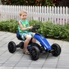JANSNO Pedal Go Kart Ride-On Toy for Kids 3-8 with Swing Axle, Adjustable Seat, Handbrake, Shock-Absorbing Wheels - 3 of 4