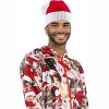 Joyfy Adult/kids Red Christmas Elf Santa Hat, Knit Christmas Beanie Hat with Pom Poms for Women, Men, Boys, Girls Party Dress Up - 2 of 4