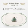 Spode Christmas Tree Sculpted Octagonal Platter - 14-Inch - Dishwasher and Microwave Safe Christmas Dinnerware with Iconic Tree Design, - 3 of 4
