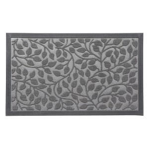 Evideco French Home Goods Heavy-Duty Dirt-Trapping Rubber Doormat with Raised Pattern - 1 of 4