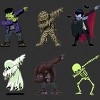 Boy's Design By Humans Dabbing Halloween Creatures Skeleton Zombie Dab By vomaria T-Shirt - 2 of 3