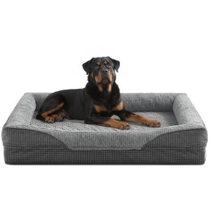 JOEJOY Orthopedic Dog Bed,Waterproof, Washable, Non-slip, with Bolster for Joint Pain Relief for All Sizes - 1 of 4