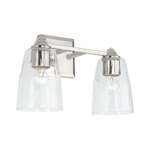 Capital Lighting Laurent 2 - Light Vanity in  Polished Nickel - 1 of 4