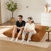 GYIIYUO 76"*56" Giant 3 in 1 Bean Bag Chairs for Adult with Machine Washable Cover Corduroy - 4 of 4