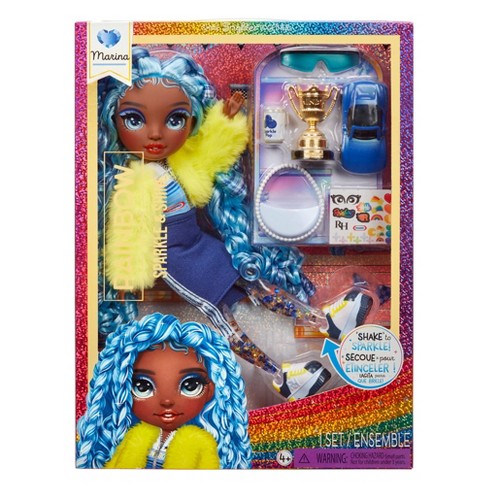 Rainbow High 11 Sparkle Shine Fashion Doll With Blue Hair blue Eye Target