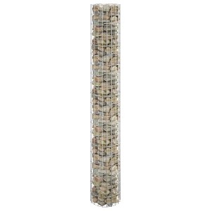 vidaXL Circular Gabion Pole Galvanized Steel 11.8 in.x78.7 in. - 1 of 4