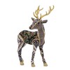 Gulches 13" Velvet Foam Standing Deer Figurine - Elegant Decorative Accent for Modern and Timeless Home Decor - 4 of 4