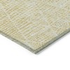 Wheat Gold And Ivory Geometric Washable Indoor Outdoor Area Rug - 4 of 4