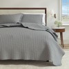 Great Bay Home Detailed Channel Stitch All-Season Reversible Quilt Set With Shams - 4 of 4