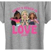 Women's - Barbie - Theres Power In Love Short Sleeve Graphic T-Shirt - 2 of 4