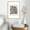DirtyAngelFace This Must Be The Place Metal Framed Art Print - Deny Designs - 2 of 3