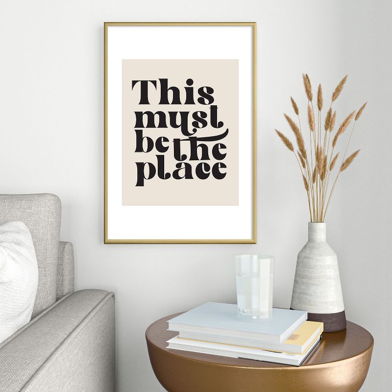DirtyAngelFace This Must Be The Place Metal Framed Art Print - Deny Designs, 2 of 4