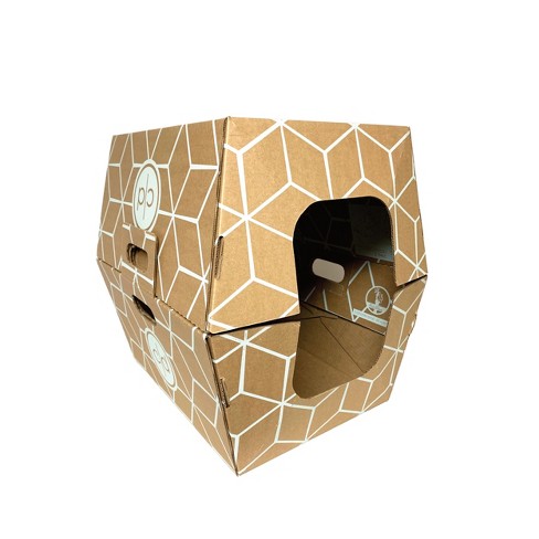 Disposable litter outlet box target