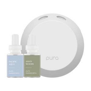 Pura Pacific Aqua and Asian Woods Starter Kit: Smart Scent Diffuser with Clean Fragrances, App Control - 1 of 4