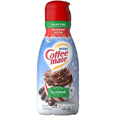 Coffee mate Sugar Free Peppermint Mocha Liquid Coffee Creamer - 1qt