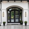 LamQee Modern Linear Outdoor Wall Lights Exterior Lighting Fixtures Outdoor Wall Sconces Wall Mount Lights With Acrylic Shade - 4 of 4