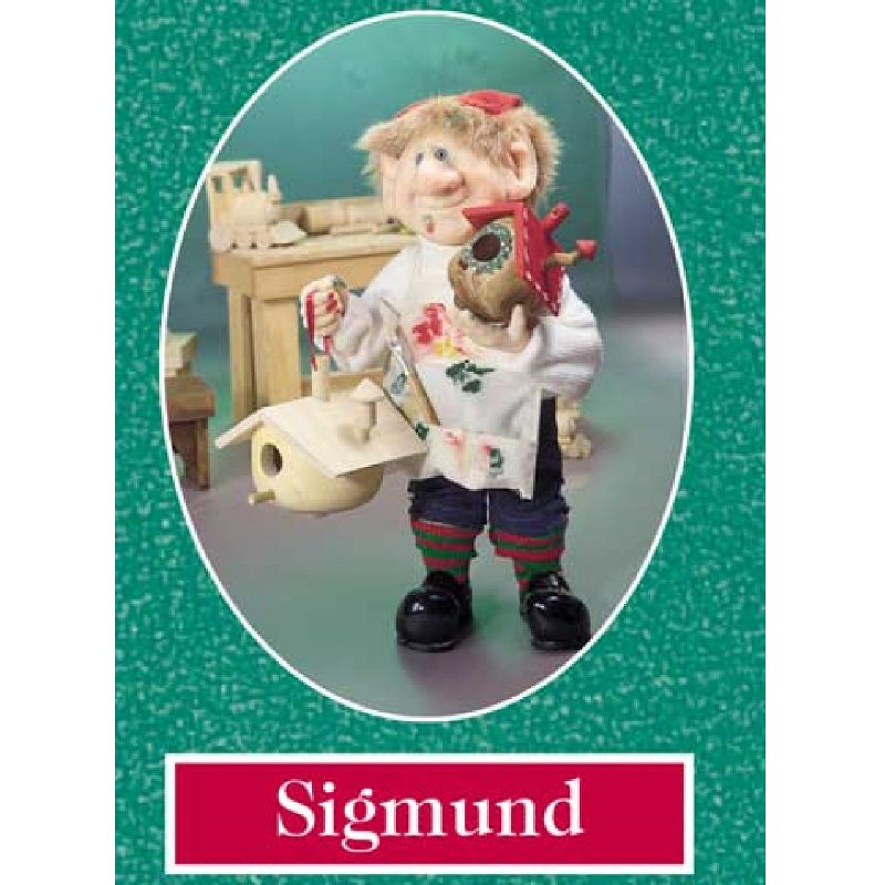 Northlight 11" Sigmund Collectible Christmas Elf Figure, 1 of 2