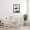 Stupell Industries Brown Blue Abstract Shapes Black Framed Giclee Art - 2 of 4