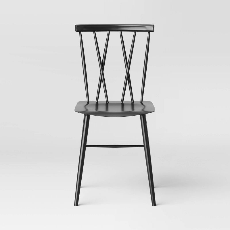 Becket Metal X Back Dining Chair - Threshold™, 4 of 12