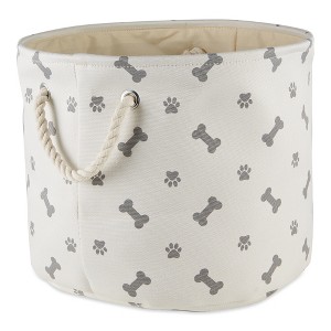 Bone Dry Polyester Pet Bin Paw/Bone - 1 of 4