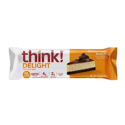think! Keto Protein Chocolate Peanut Butter Bars