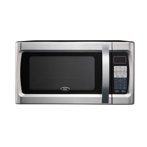 Oster 1 3 Cu Ft 1100 Watt Microwave Oven Stainless Steel