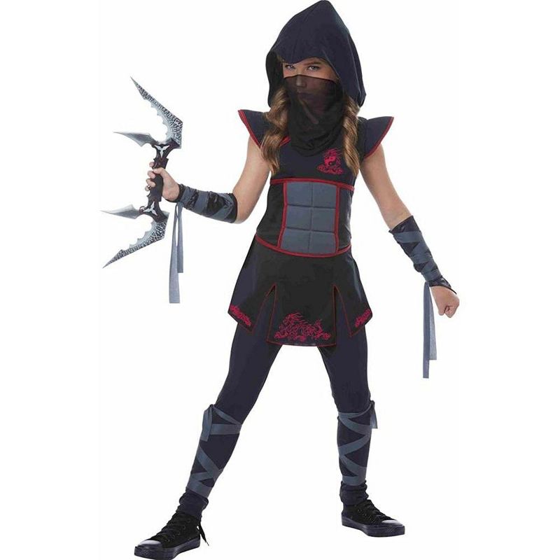 Fearless Ninja Girl's Child Costume, 1 of 2