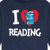 Boys' - Dr. Seuss - The Cat In The Hat Book Cover I Love Reading Long Sleeve Graphic T-Shirt - 2 of 4