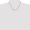 Black Bow Jewelry 2.5mm 14k Yellow Gold Classic Solid Rope Chain Necklace - 2 of 4
