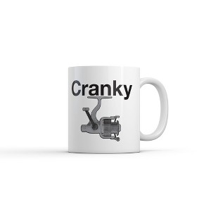 Crazy Dog T-Shirts Cranky Mug Funny Sarcastic Fishing Graphic Novelty Coffee Cup-11oz - 1 of 4