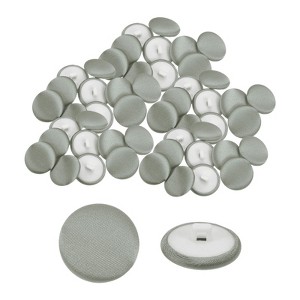 Unique Bargains Bridal Wedding Dress Suit DIY Satin Shiny Sewing Buttons 50 Pcs - 1 of 4