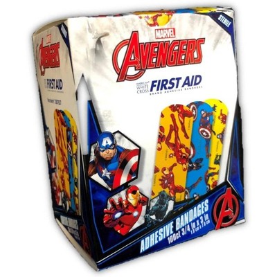 Avengers Black Panther, Captain America, Ironman Adhesive Bandage ¾" x 3", 100/bx