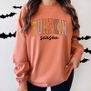 Simply Sage Market Women's Pumpkin Season Grunge Long Sleeve Garment Dyed Tee - 2 of 4